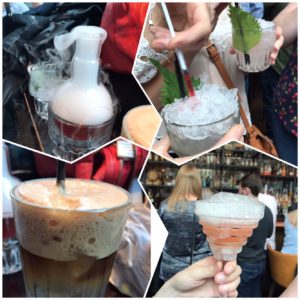 Cocktail drinks at Alchemist bar